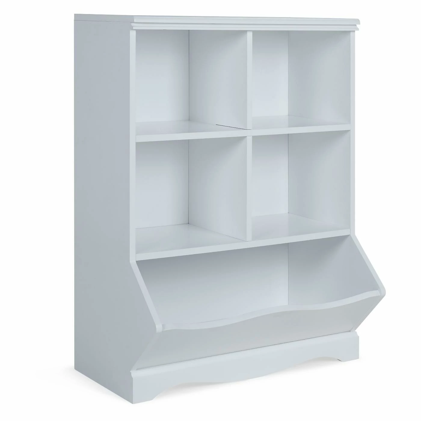 Best deal 😍 Neutral Danya B White Multi-Cubby Storage Cabinet ⌛ - Image 4