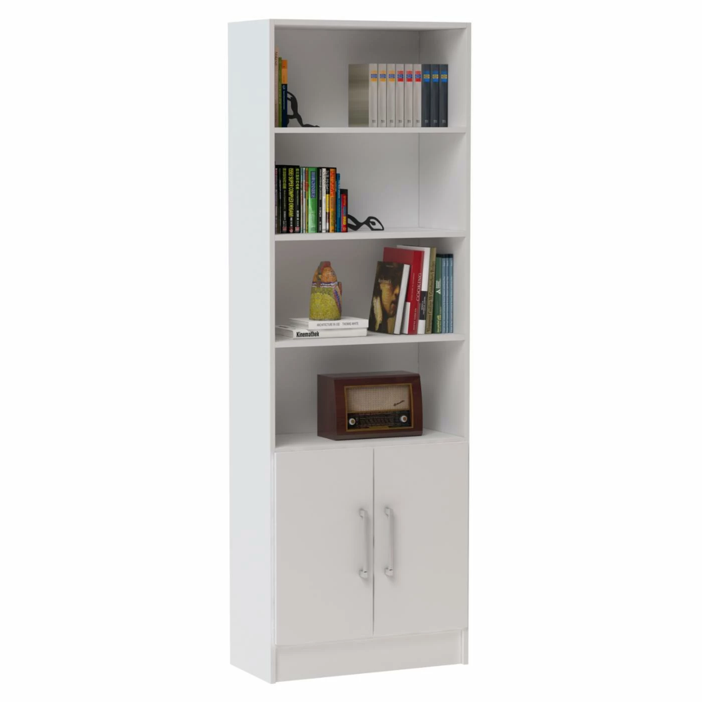 Promo β Neutral Manhattan Comfort Catarina Cabinet Bookcase π - Image 4
