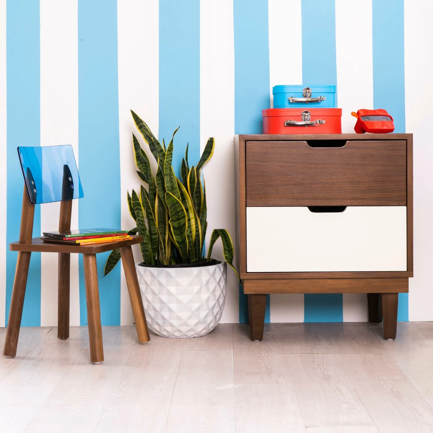 Best Sale 🔔 Nico & Yeye Pink Nico & Yeye Kabano 2-Drawer Kids Nightstand ✔️ - Image 4