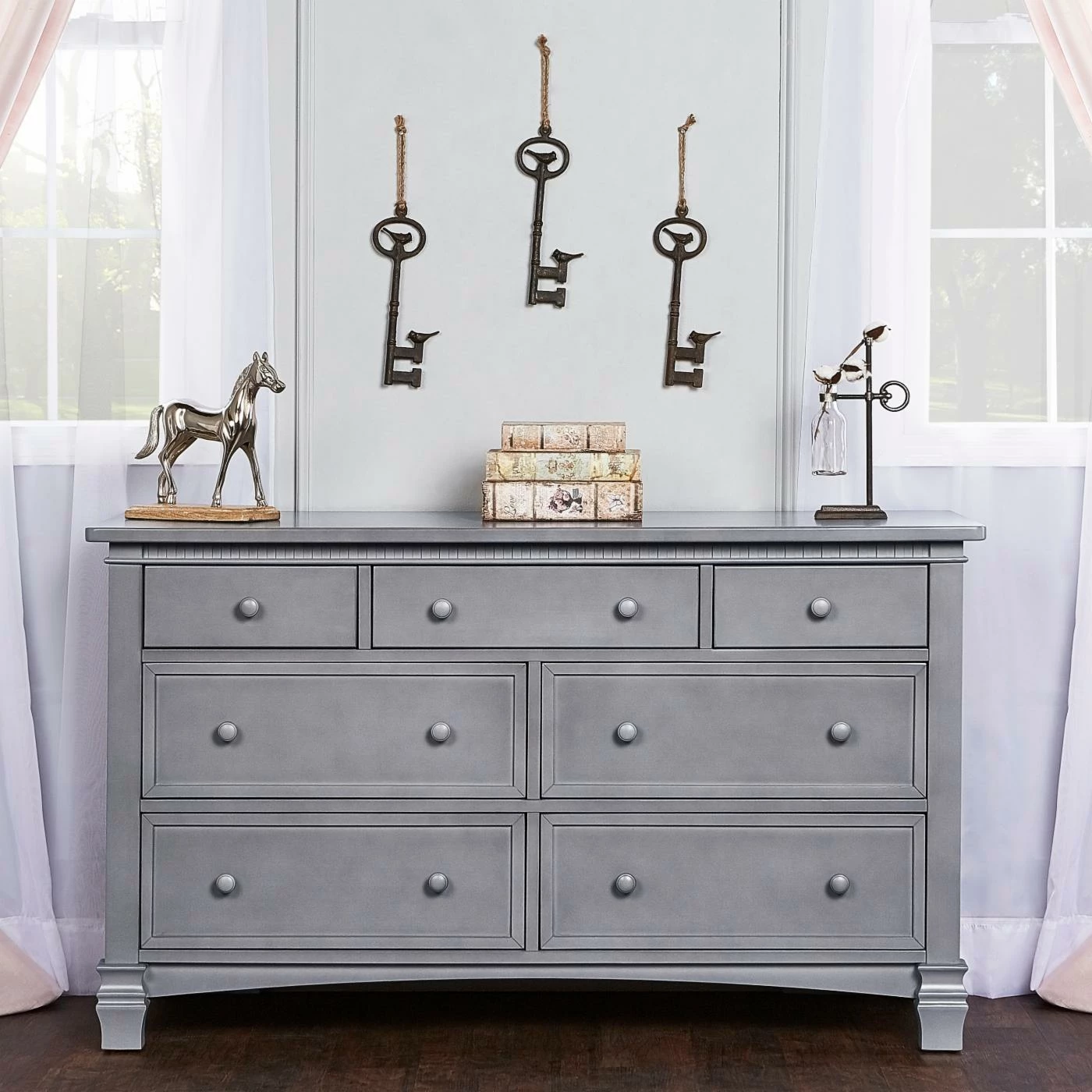 Best Pirce ๐งจ Dressers Evolur Cheyenne And Santa Fe 7 Drawer Double ๐ Dresser โ๏ธ - Image 6