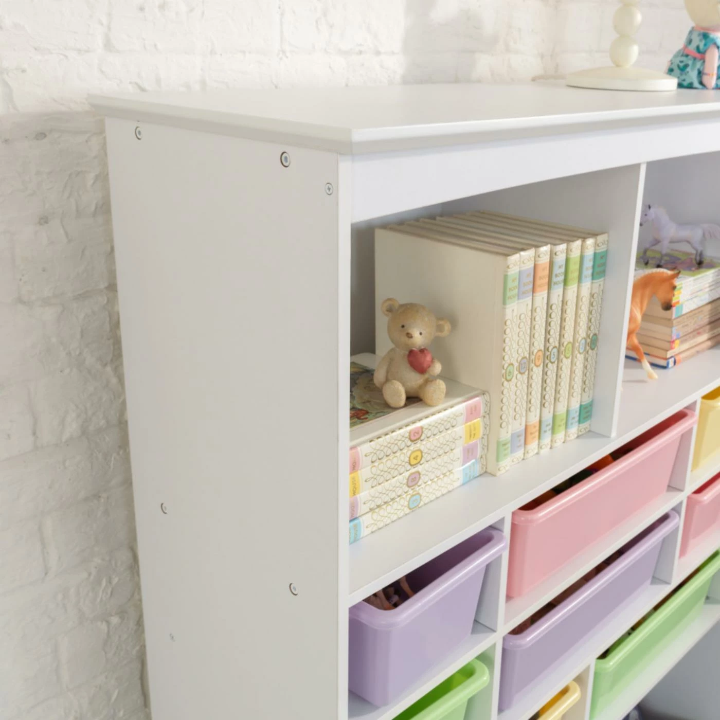 Hot Sale 🧨 Bins & Cubbies KidKraft Wall Storage Unit - White - 14980 🧨 - Image 6