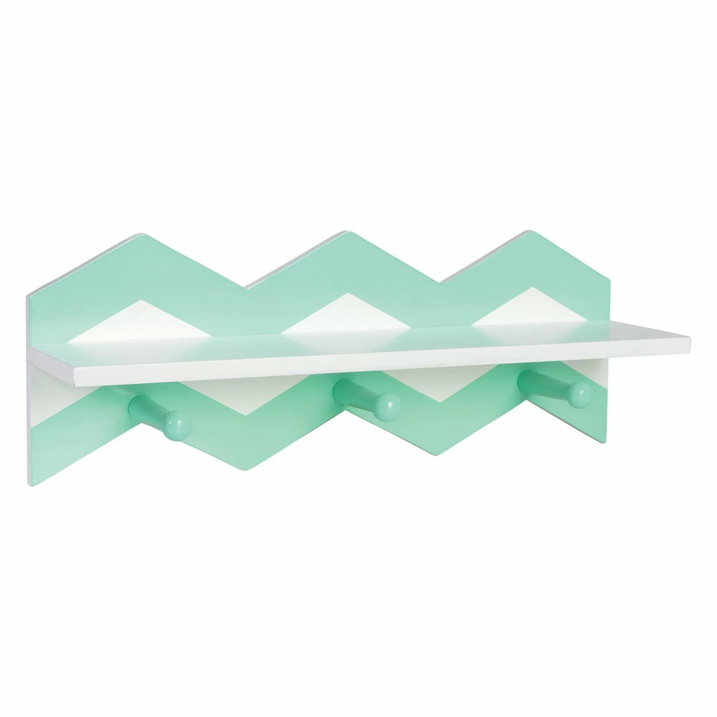 Best Pirce 🎉 Chevron Wall Shelf With Pegs By Trend Lab ✔️ - Image 6