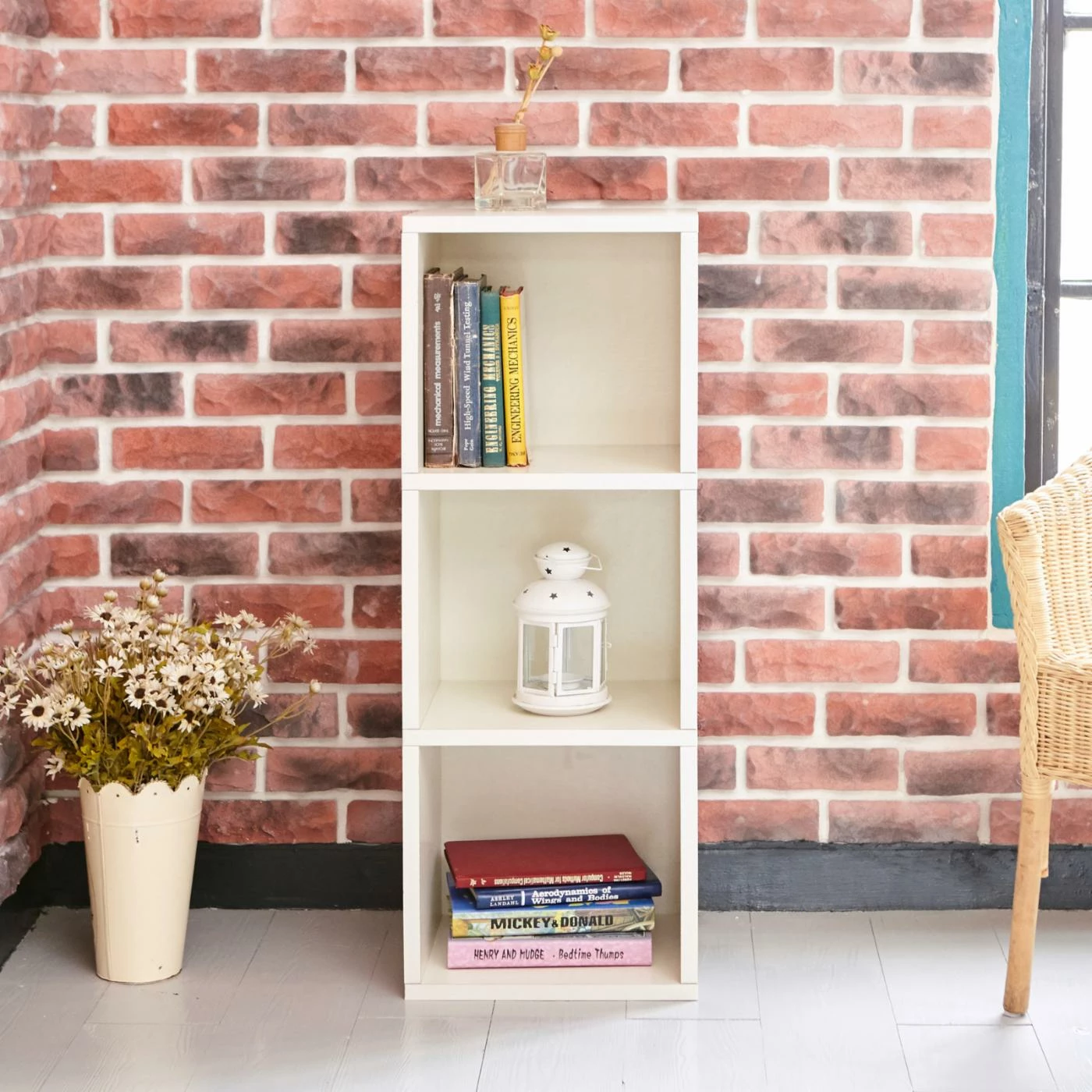 Wholesale π Neutral Way Basics Eco-Friendly Wynwood 3 Cube Bookcase And Organizer π - Image 4