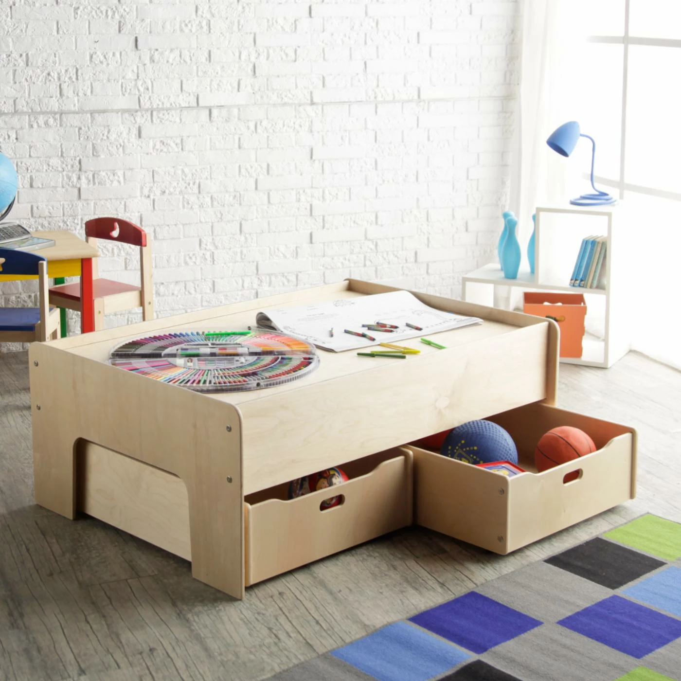 Deals ✨ Bins & Cubbies Little Colorado Storage Drawers For Play Table - Set Of 2 ✨ - Image 8