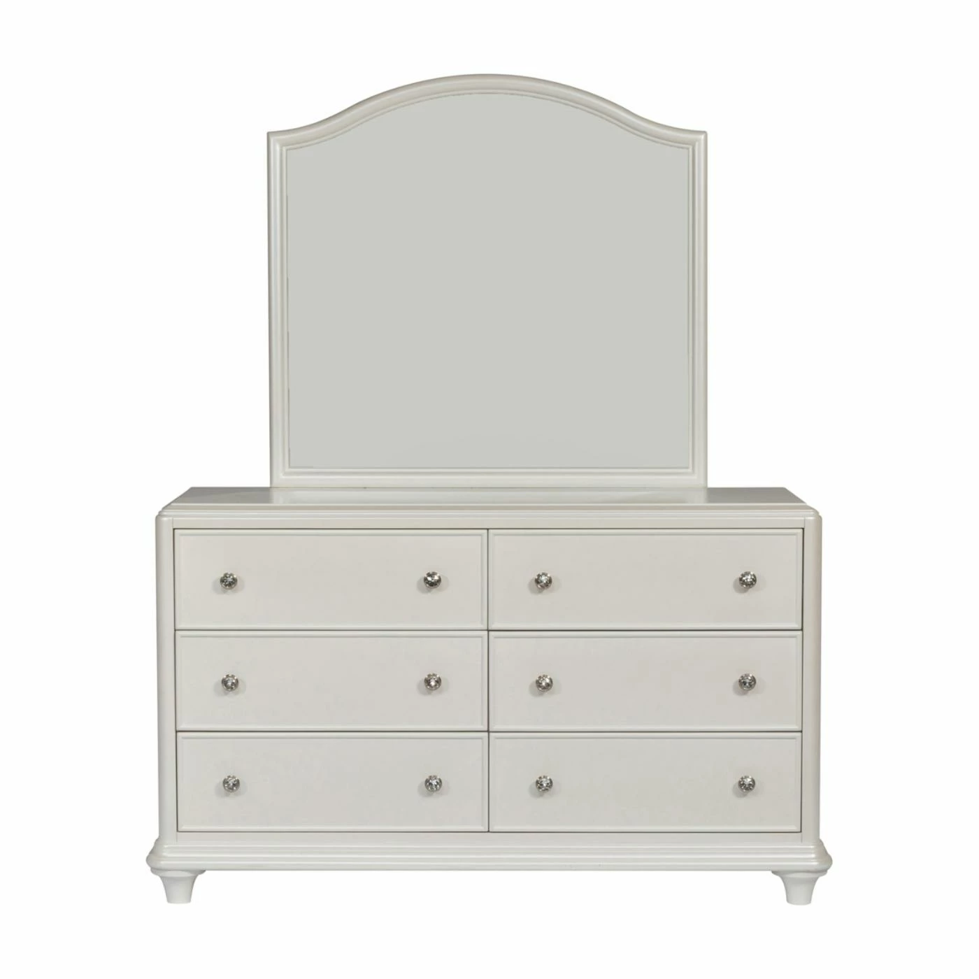 Coupon ✨ Dressers Liberty Furniture Industries Stardust Youth 6 Drawer 👗 Dresser With Optional Mirror - Iridescent White 🎁 - Image 8