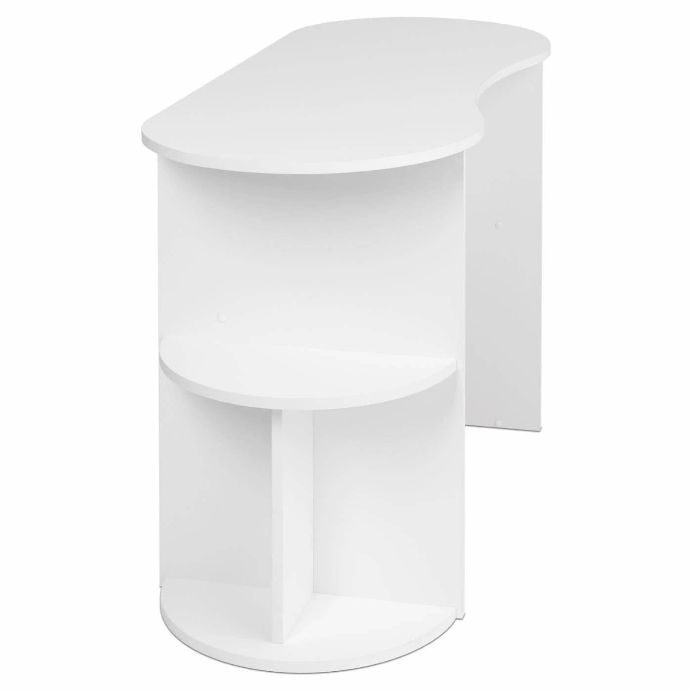 Best Pirce ๐ White Prepac Kurv Compact Student Laptop/Writing Desk ๐งจ - Image 5