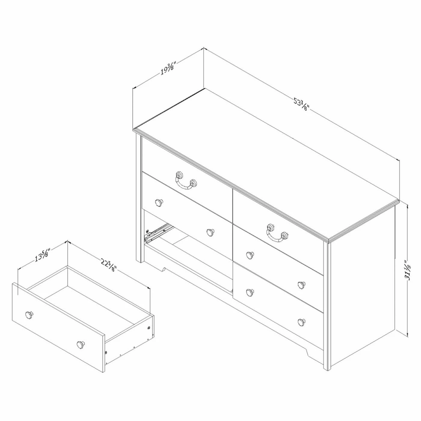 Brand new π₯° Dressers South Shore Aviron 6 Drawer Double π Dresser βοΈ - Image 9
