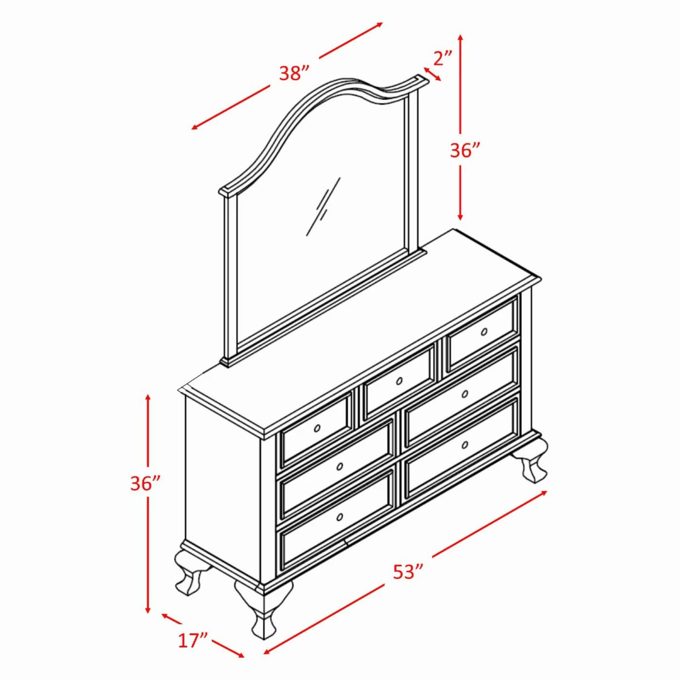 Cheapest ✔️ Dressers Picket House Furnishings Jenna 👗 Dresser With Optional Mirror 😉 - Image 10