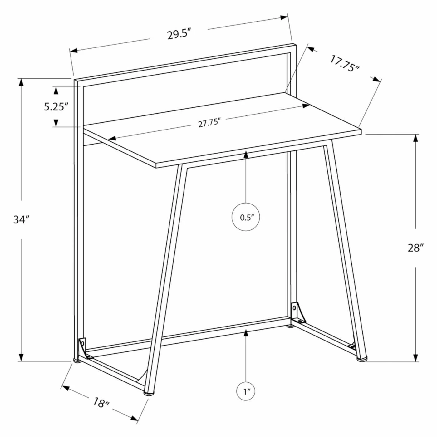 Cheap ๐งจ Monarch Specialties White Monarch Metal Computer Desk ๐ 4 Cheap ๐งจ Monarch Specialties White Monarch Metal Computer Desk ๐ - Image 2