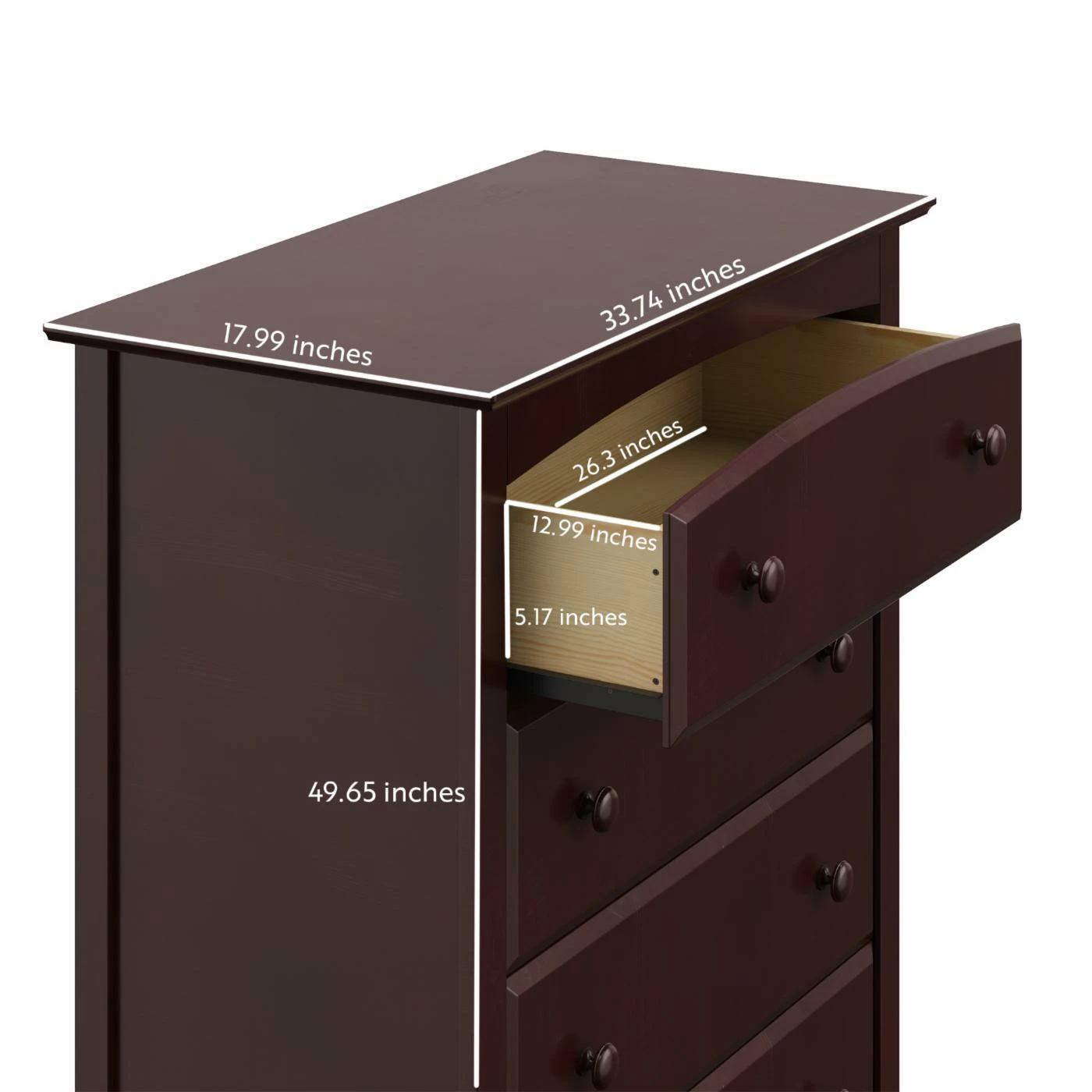 Wholesale ✔️ Chests Storkcraft Kenton 5 Drawer 👗 Dresser ❤️ - Image 10
