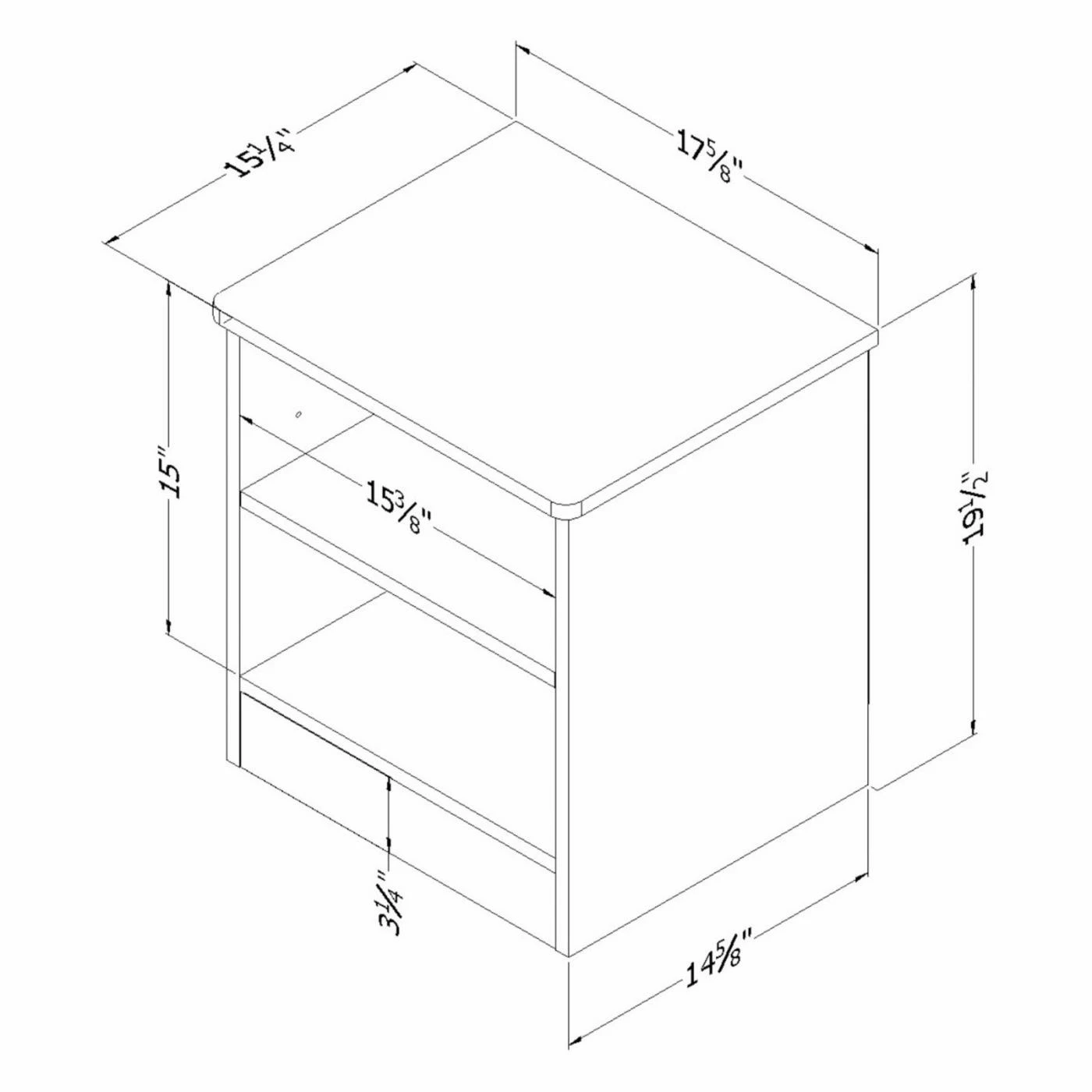 Top 10 ๐ White South Shore Libra 1 Drawer Nightstand โจ 12 Top 10 ๐ White South Shore Libra 1 Drawer Nightstand โจ - Image 10