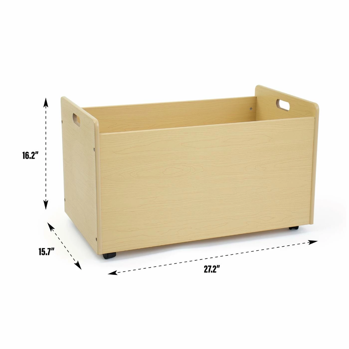 New ๐งจ Toy Boxes Humble Crew Toy Box With Wheels ๐ - Image 6