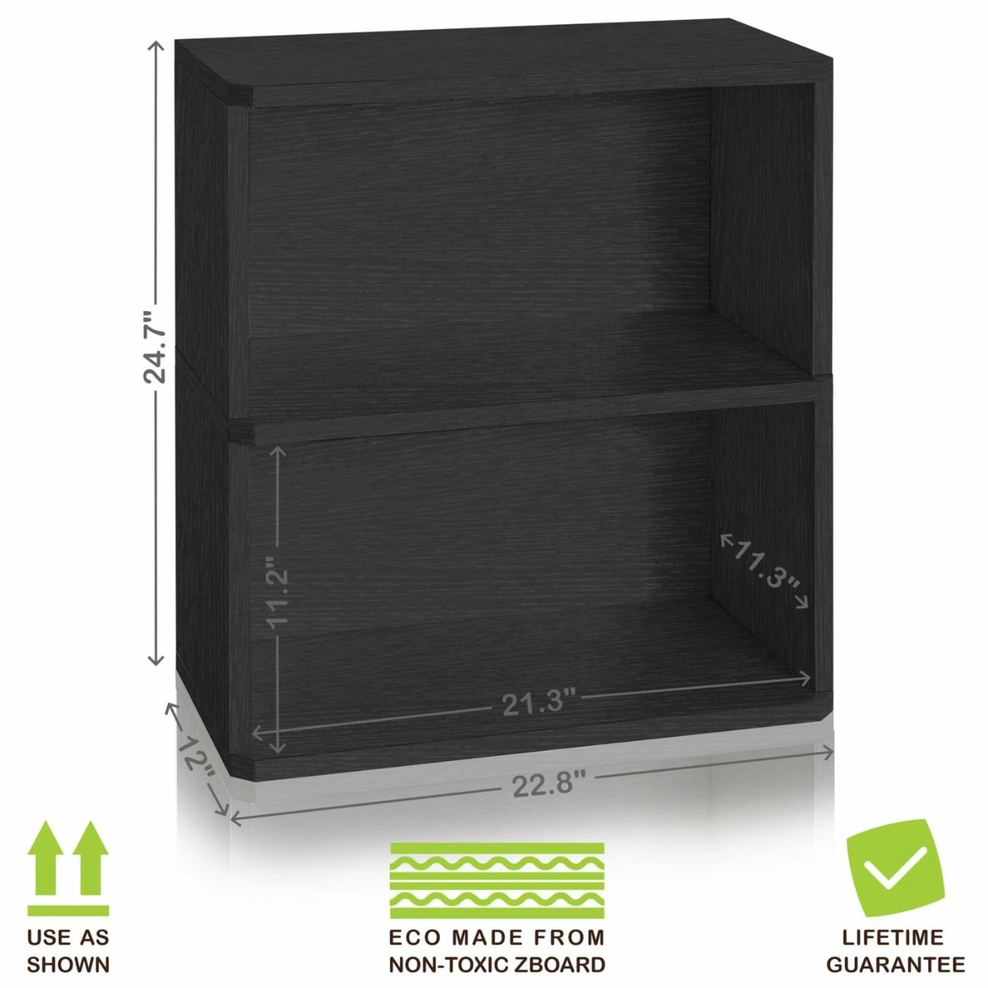 Top 10 💯 Neutral Way Basics Eco-Friendly Webster 2 Shelf Bookcase 🎉 5 Top 10 💯 Neutral Way Basics Eco-Friendly Webster 2 Shelf Bookcase 🎉 - Image 3