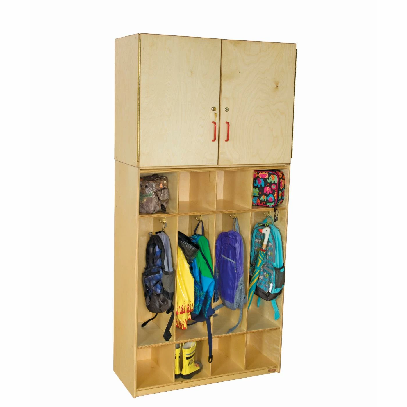 New 🔔 Lockers Wood Designs 🧥 Coat Locker Vertical Storage Cabinet ✨ - Image 3