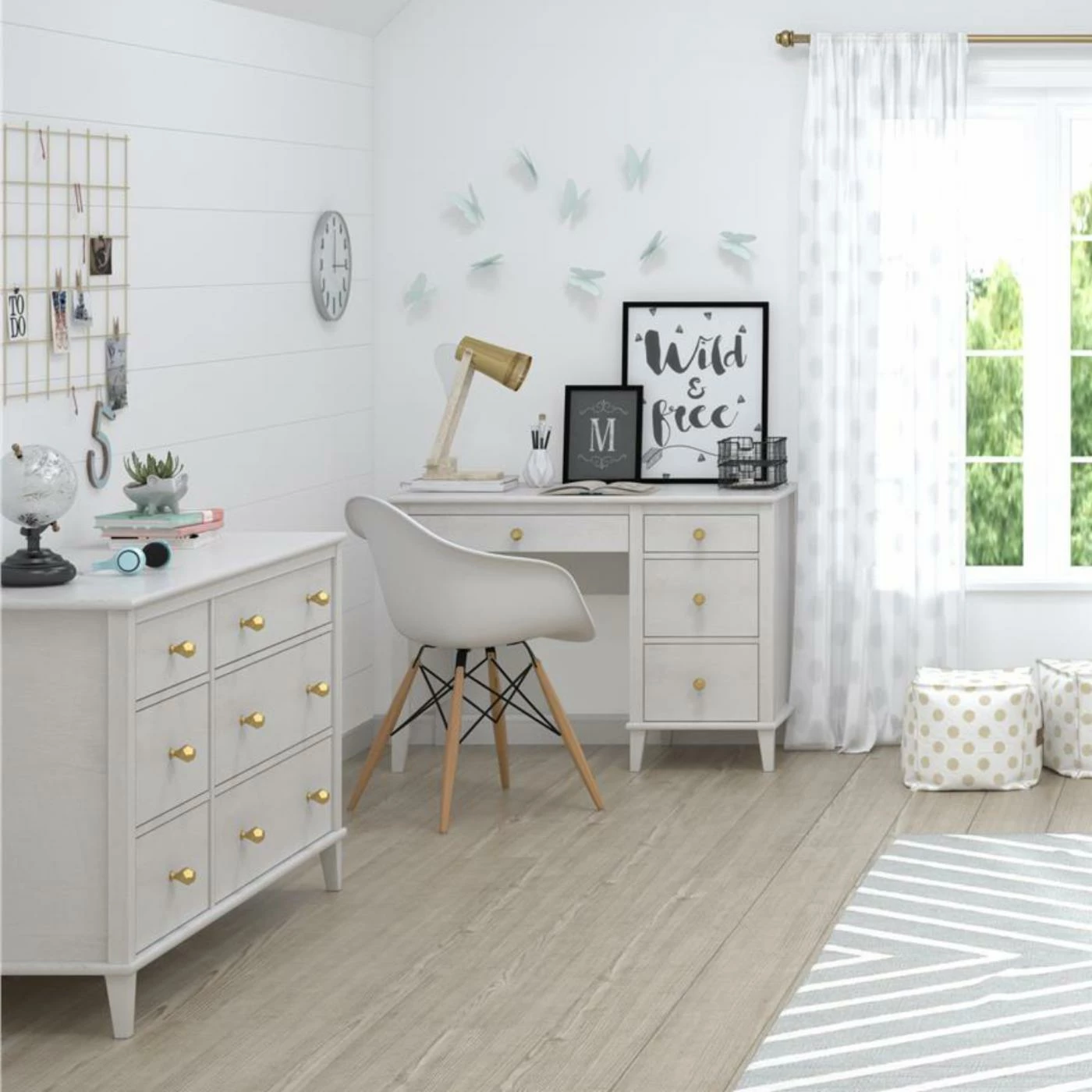 Wholesale 🛒 White Little Seeds Monarch Hill Poppy Writing Desk 🔔 - Image 2