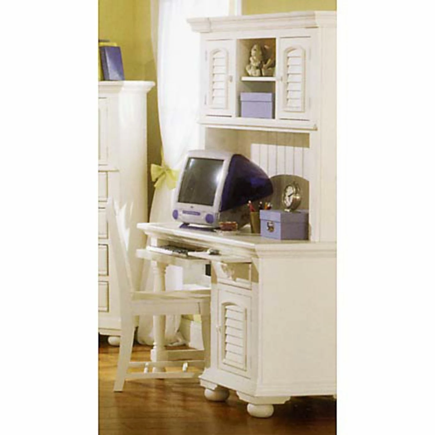 Best reviews of ✔️ White American Woodcrafters Cottage Traditions Desk And Chair Set With Optional Hutch 🤩 - Image 2