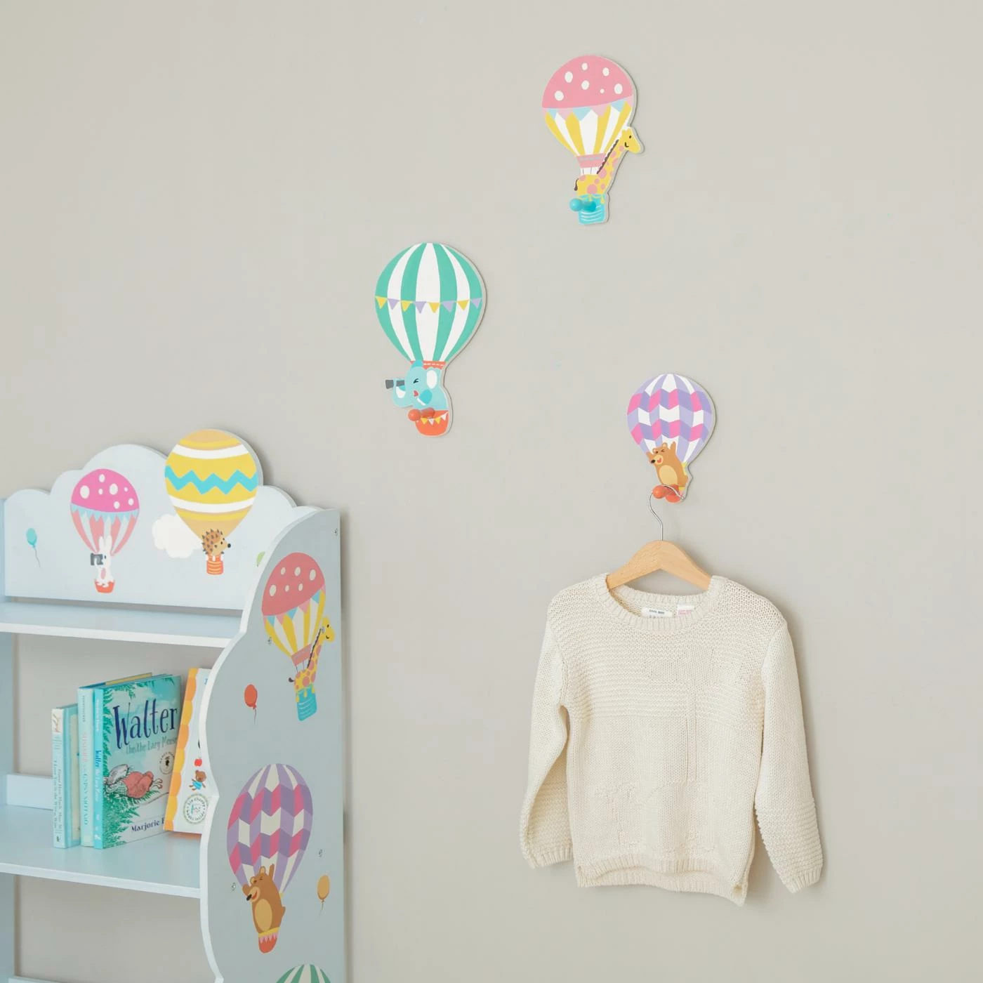 Promo ✔️ Fantasy Fields Hot Air Balloon Wall Hook - Set Of 3 😍 - Image 2