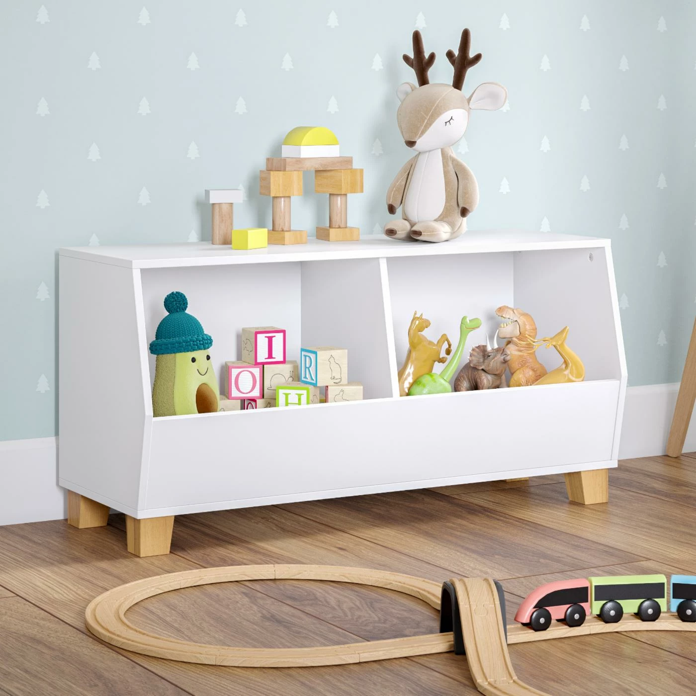 Outlet 🥰 Bins & Cubbies RiverRidge Home Kids Catch-All 35 In. Toy Organizer 🔔 4 Outlet 🥰 Bins & Cubbies RiverRidge Home Kids Catch-All 35 In. Toy Organizer 🔔 - Image 2