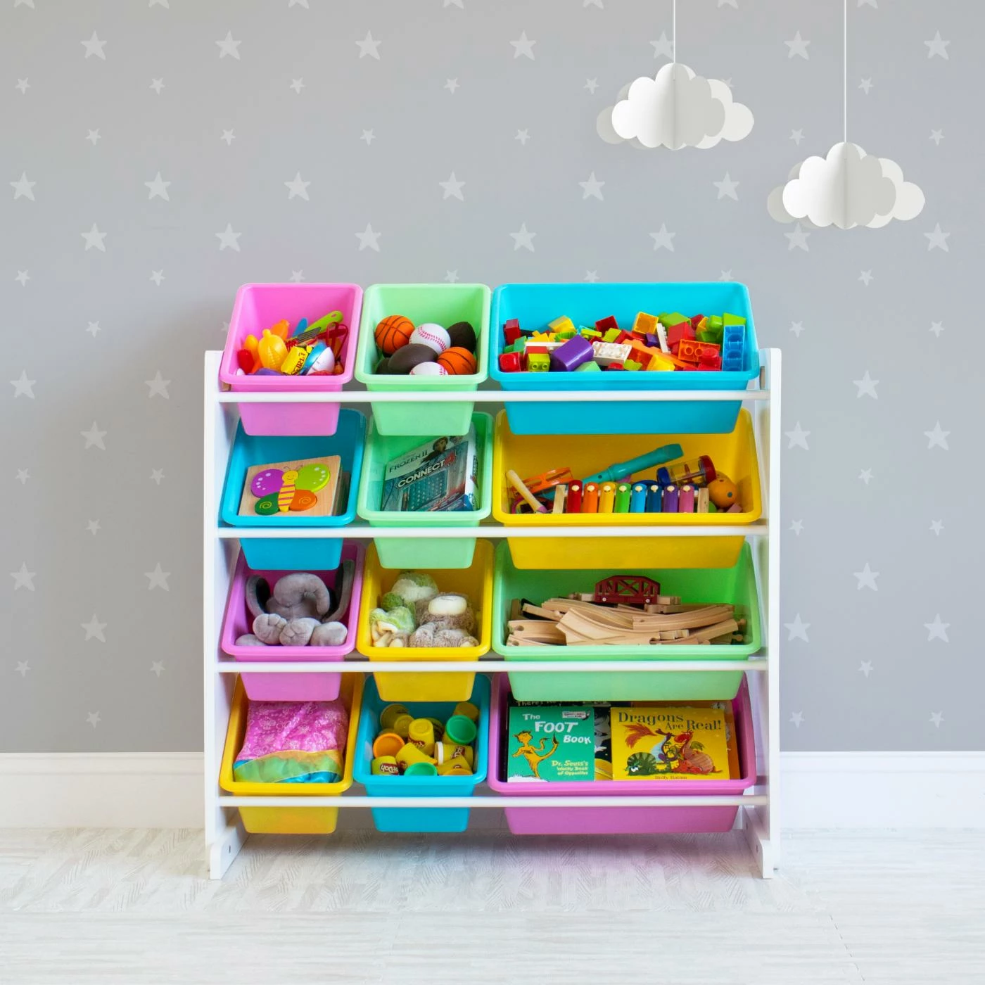 Wholesale ๐ Bins & Cubbies Tot Tutors Pastel Kids Toy Storage Organizer With 12 Bins ๐ฅ - Image 2