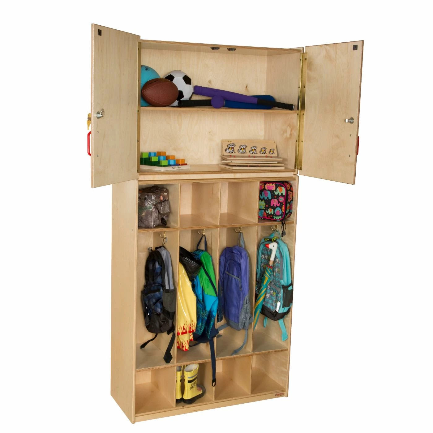 New 🔔 Lockers Wood Designs 🧥 Coat Locker Vertical Storage Cabinet ✨ - Image 2