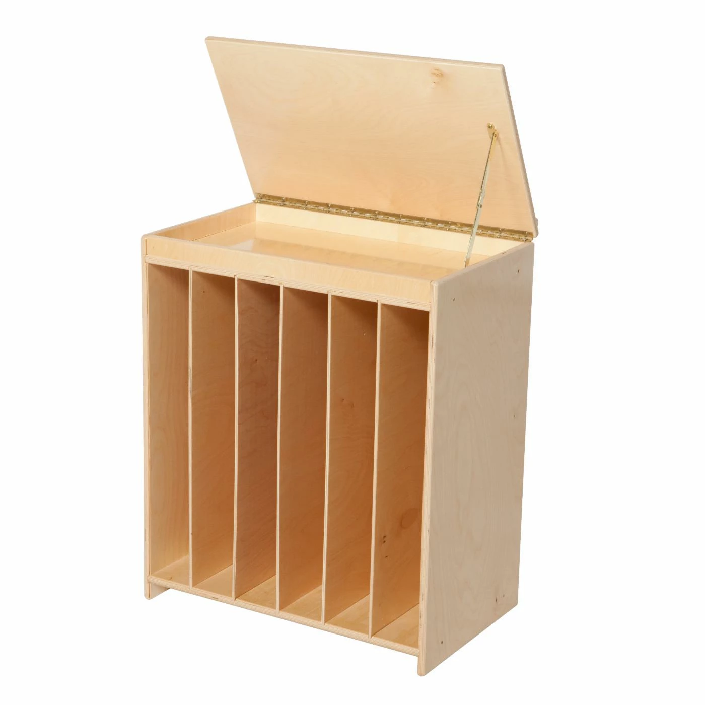 New π Neutral Wood Designs Big Book Display With Magnetic Markerboard - Natural π - Image 2