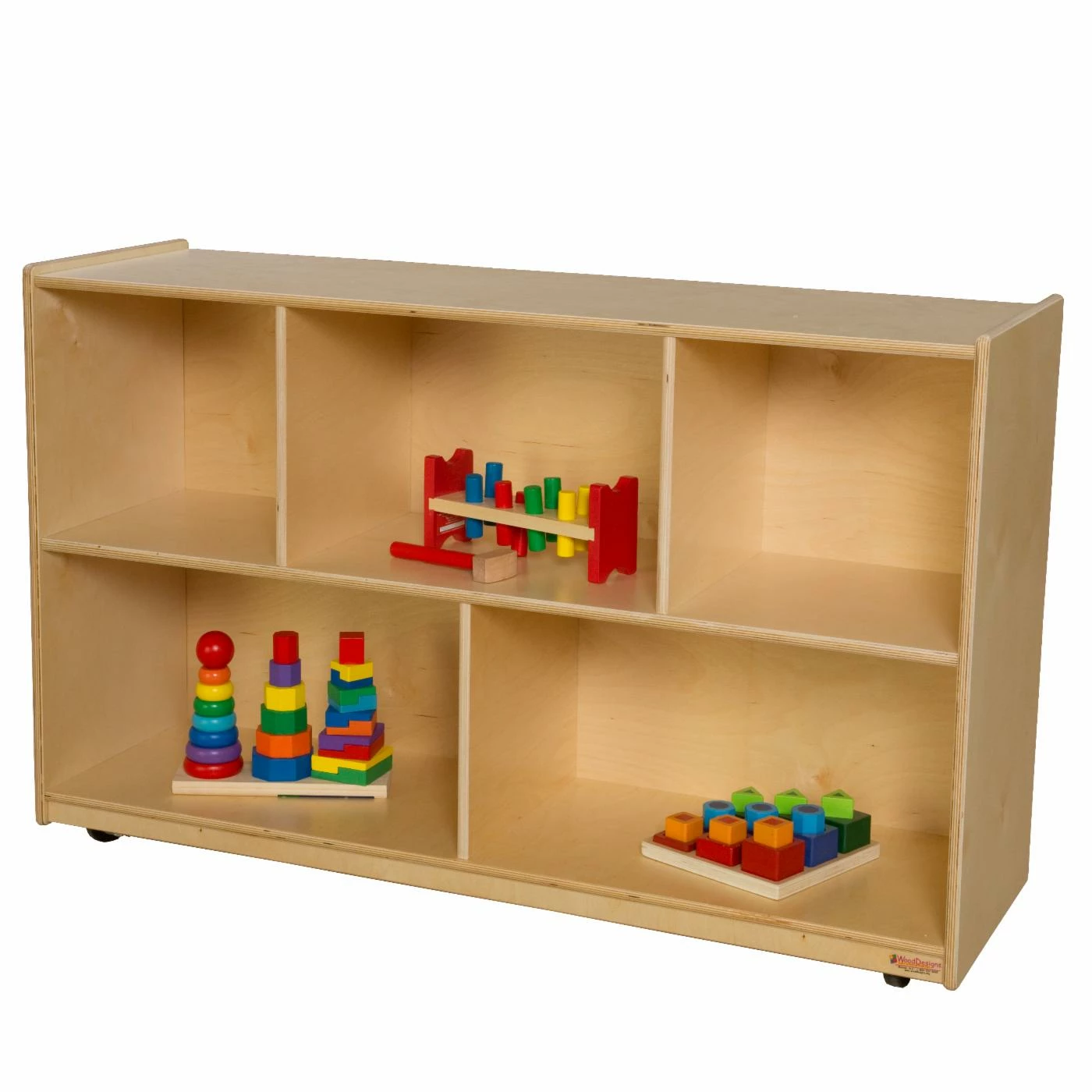 Wholesale ❤️ Classroom Wood Designs 30H In. Single Storage - Natural ⭐ - Image 2