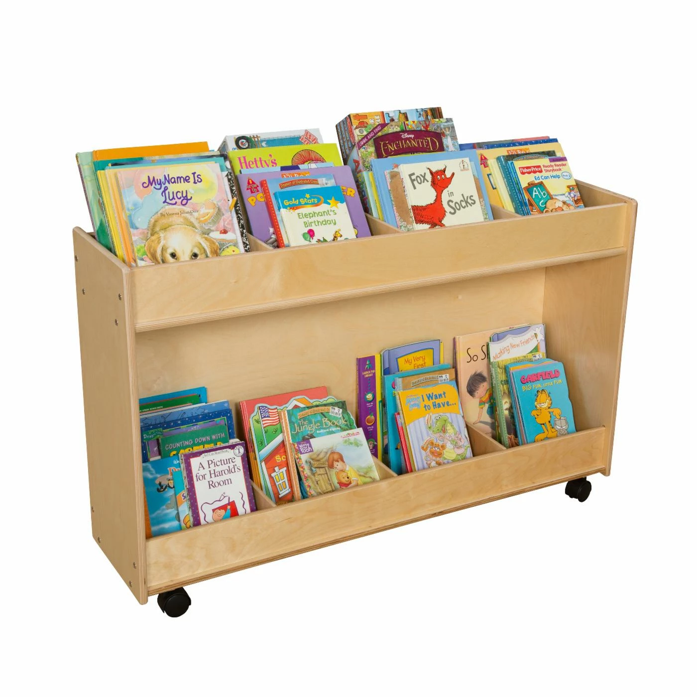 Hot Sale π Neutral Wood Designs Contender 2 Tier Mobile Book Organizer 𧨠4 Hot Sale π Neutral Wood Designs Contender 2 Tier Mobile Book Organizer 𧨠- Image 2