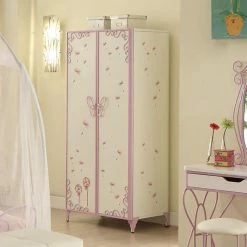 Cheap 🎁 White Acme Furniture Priya II Armoire 🤩