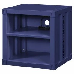 Buy 😉 Blue Acme Furniture Cargo 2 Shelf Kids Nightstand ⭐