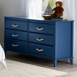 Best Sale 🔔 Dressers Little Seeds Sierra Ridge Mesa 6 Drawer 👗 Dresser - Blue 😍