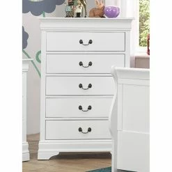 Promo 💯 Chests Coaster Furniture Louis Philippe Chest - White 🔥
