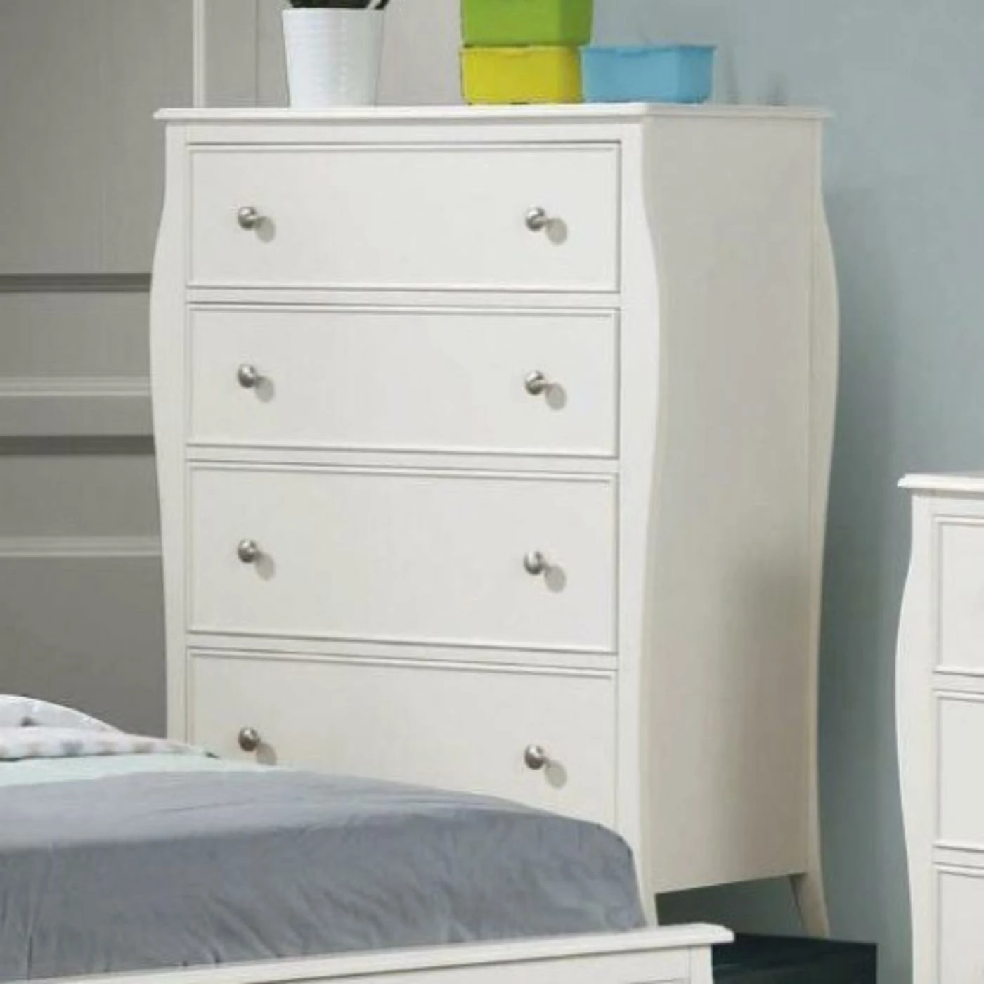 Cheapest β Chests Coaster Furniture Dominique 4 Drawer Chest - White π