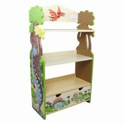 Wholesale 🌟 Neutral Fantasy Fields Dinosaur Kingdom Childrens Bookcase ❤️
