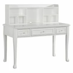 Budget ๐ White Picket House Furnishings Jenna Desk With Optional Hutch ๐ฏ