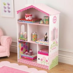 Deals 🛒 Girls KidKraft Dollhouse Cottage Bookcase - 14604 😉