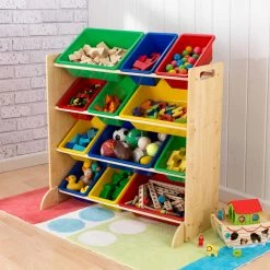 Discount 🛒 Bins & Cubbies KidKraft Sort It And Store It Bin Unit - 16774 ✔️