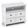 Budget 🧨 Dressers Legare Classic 4 Drawer 👗 Dresser - White 🥰