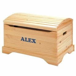 Outlet 🎁 Toy Boxes Little Colorado Personalized Handcrafted Captain's Toy Chest ✔️