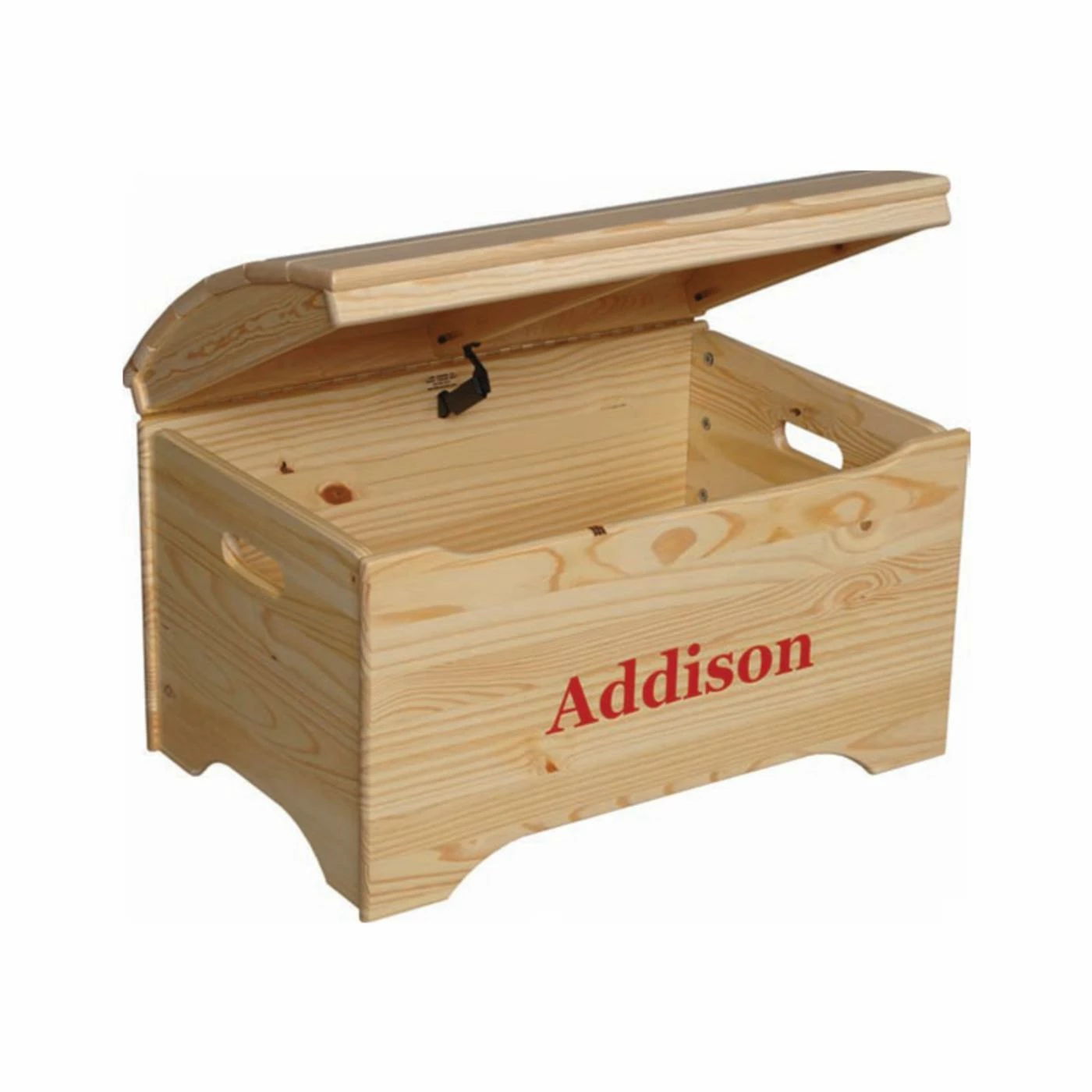Promo π Toy Boxes Little Colorado Solid Wood Toy Storage Chest With Personalization - Natural Finish π
