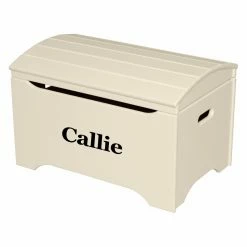 Best reviews of 😍 Toy Boxes Little Colorado Solid Wood Toy Storage Chest With Personalization - Linen Finish 😉