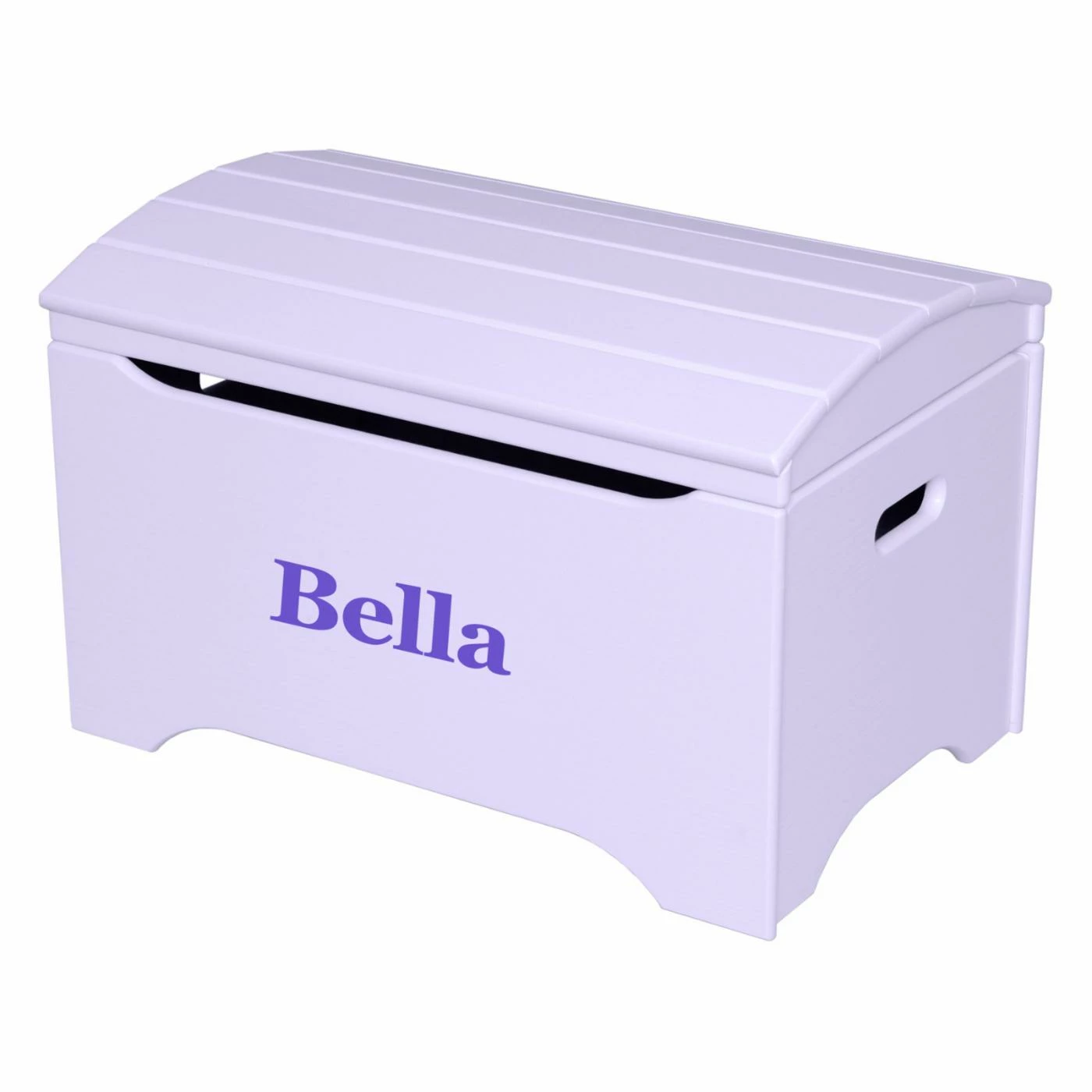 Promo ✨ Toy Boxes Little Colorado Solid Wood Toy Storage Chest With Personalization - Lavender Finish 💯