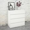 Cheap 🥰 Chests Nexera BLVD White 4 Drawer Chest 🌟