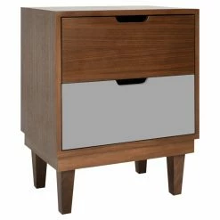 Best Sale 🔔 Nico & Yeye Pink Nico & Yeye Kabano 2-Drawer Kids Nightstand ✔️