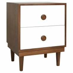 Outlet ✔️ Nico & Yeye Pink Nico & Yeye Lukka 2-Drawer Kids Nightstand 😉