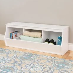 Promo 🎁 Bins & Cubbies Prepac Monterey Stackable 3 Bin Storage Cubby ⌛