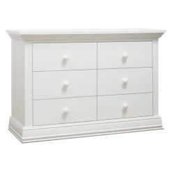 Coupon ⭐ Dressers Sorelle Furniture Modesto 6 Drawer Kids Double 👗 Dresser - White 👏