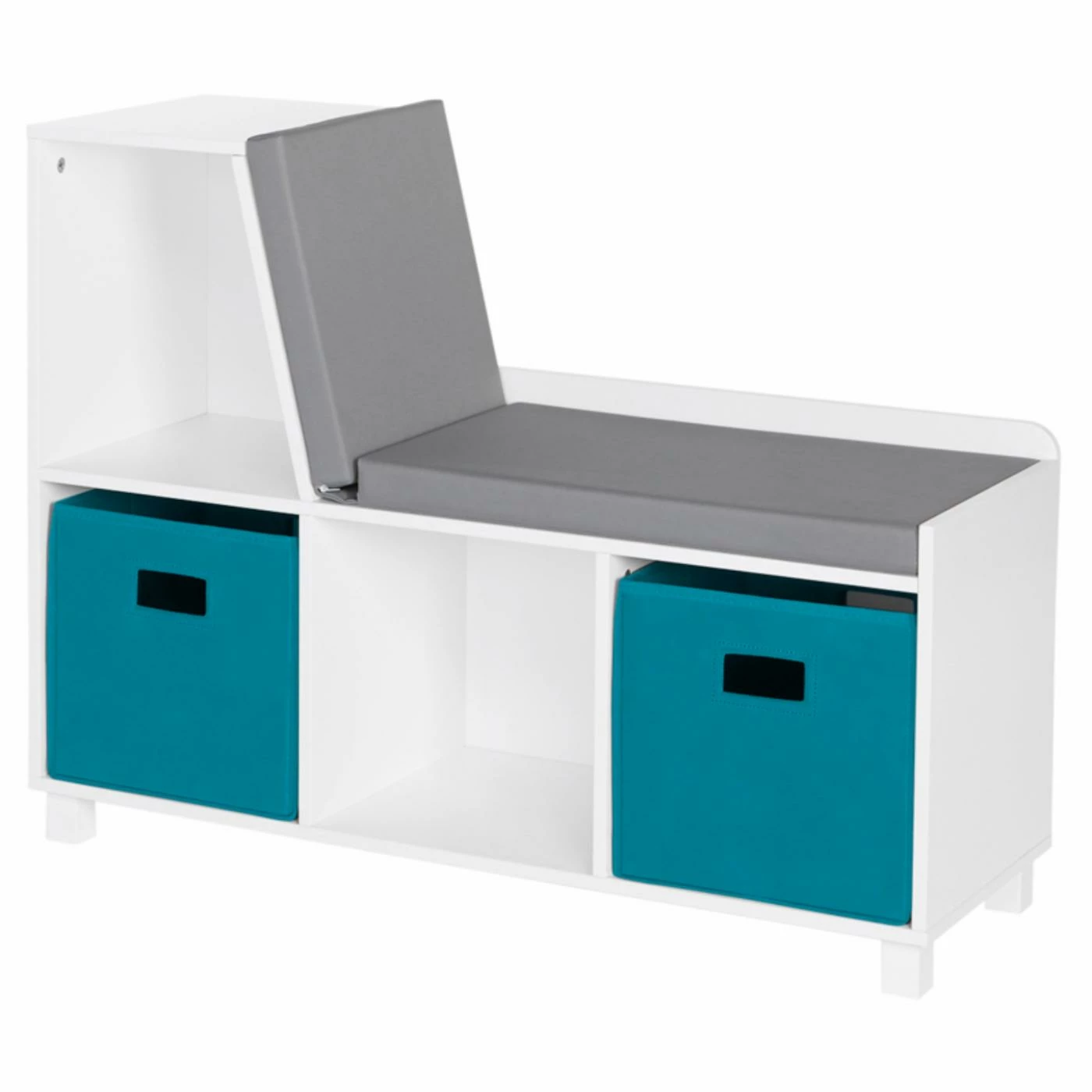 Deals ๐ Neutral RiverRidge Home Book Nook Kids Storage Bench Bookcase ๐