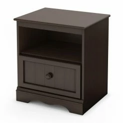 Cheap 👏 White South Shore Savannah 1 Drawer Nightstand 🔥