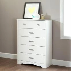 Coupon 🤩 Chests South Shore Tiara 5 Drawer Chest 🎉