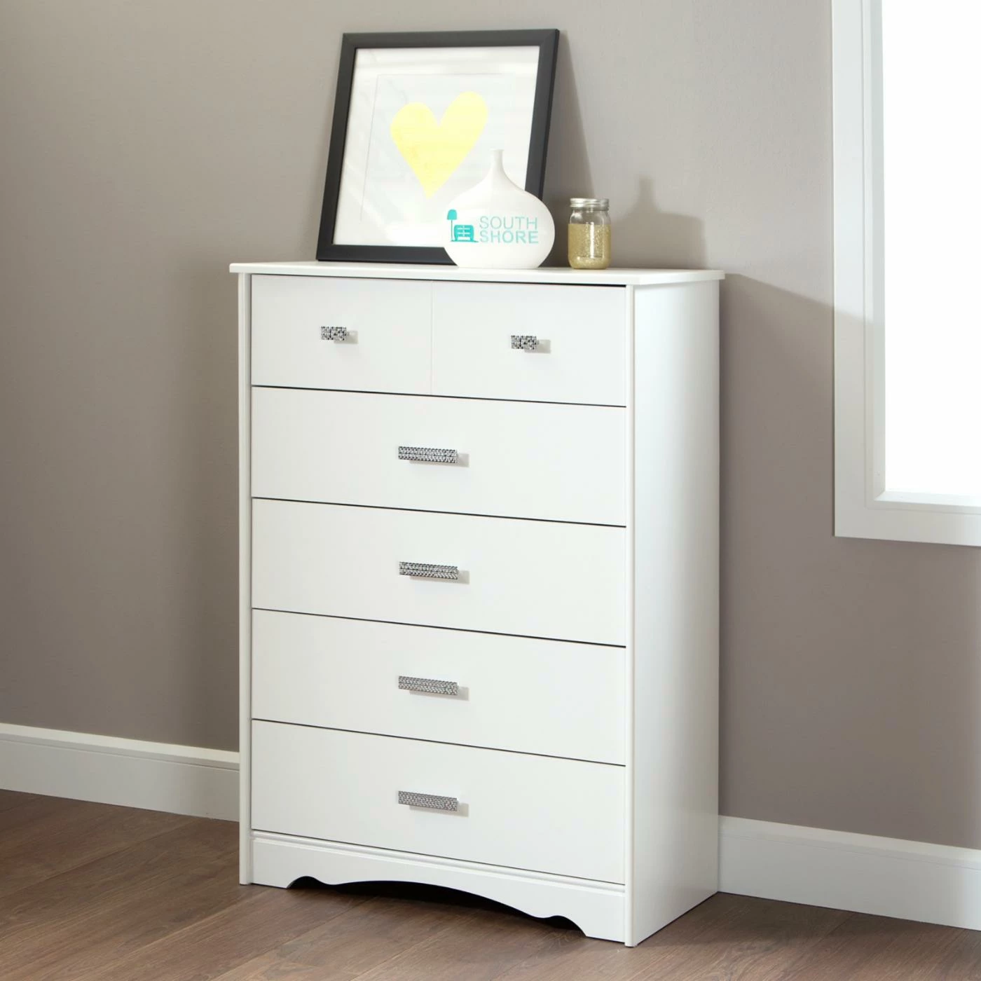 Coupon 🤩 Chests South Shore Tiara 5 Drawer Chest 🎉 3 Coupon 🤩 Chests South Shore Tiara 5 Drawer Chest 🎉